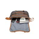 Coolbell CB-5111 15.6 Inch Multifunctional Outdoor Waterproof Large Capacity Laptop Bag, Shoulder Bag, Handbag, Fits Laptop Below 15.6 - Grey and Brown