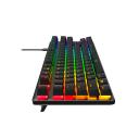 HyperX Alloy Origins Core - Tenkeyless Mechanical Gaming Keyboard, Software Controlled Light & Macro Customization, Compact Form Factor, RGB LED Backlit, Linear HyperX Red Switch, Black - OPEN BOX