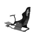 GAMEON Pro Racing Simulator Cockpit With Gear Shifter and Racing Wheel Mount - Black GOMPR-5091