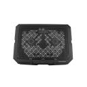 X3 Dual Fans USB Laptop Cooling Pad, Adjustable Height Cooling Pad with 2 x 120mm LED Fans for up to 15.6" Laptops - Silent USB-Powered Laptop Cooler