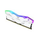 TEAMGROUP T-Force DELTAα RGB DDR5 RAM 32GB (2x16GB) 6000MHz Desktop Memory Module RAM AMD Exclusive - White