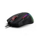 Redragon Predator M612-RGB Gaming Mouse, 8000 DPI Wired Optical Gamer Mouse with 11 Programmable Buttons & 5 Backlit Modes, Software Supports DIY Keybinds Rapid Fire Button - Black