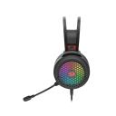 Redragon Carmen H261 Lightweight RGB Wired Gaming Headset - Black