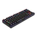 Redragon K552-RGB-BA Mechanical Gaming Keyboard and Mouse Combo Wired RGB LED Backlit 60% with Arrow Key Keyboard & 7200 DPI Mouse for Windows PC Gamers (Tenkeyless Keyboard Mouse Set)