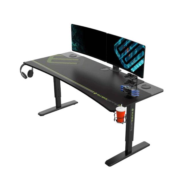 Eureka Ergonomic ERK-IM6301-BK Manual Height Adjustable Gaming Desk