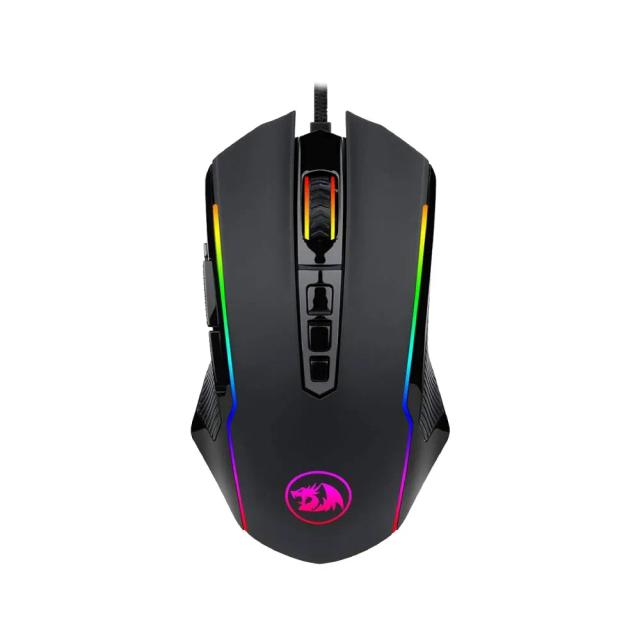 Redragon Ranger M910-K Basic Gaming Mouse with RGB Backlighting 4000 DPI Switchable, 16.8 Million RGB Color Backlit, 8 Programmable Buttons, Wired, Black