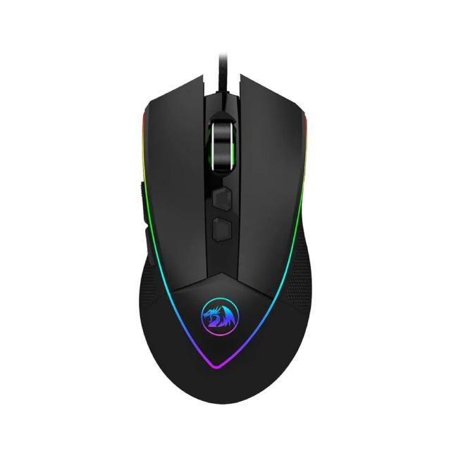 Redragon EMPEROR M909 RGB Gaming Mouse - 12400 DPI - 7 Optimized Programmable Buttons - Black, Wired