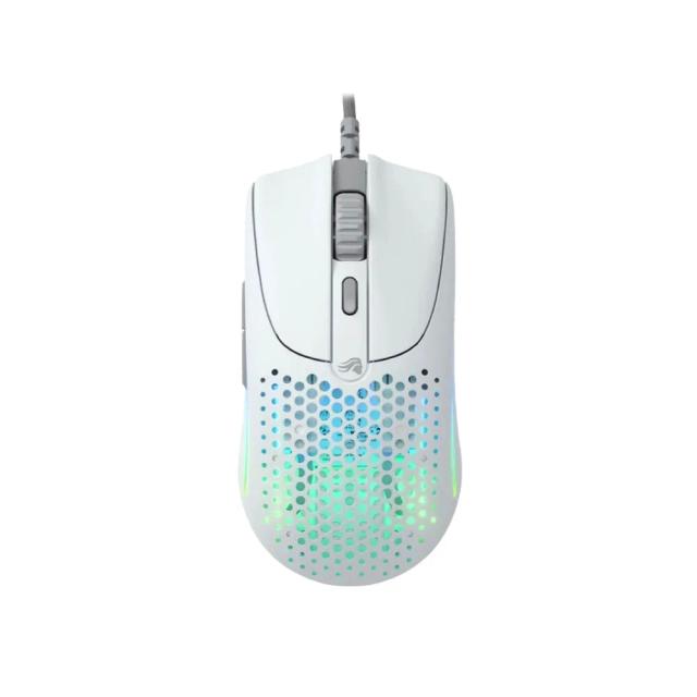 Glorious Model O 2 White Gaming Mouse Wired, FPS Mouse, 26K DPI Sensor, Ultralight Ambidextrous - 6 Programmable Buttons, High-Speed Gaming Accessories, Wired Gaming Mouse