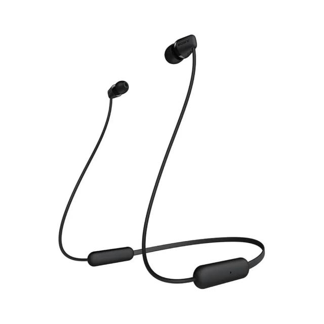 SONY WI-C200 Wireless Bluetooth Headphones - 15hr Battery Life - Stereo Earphone - Black