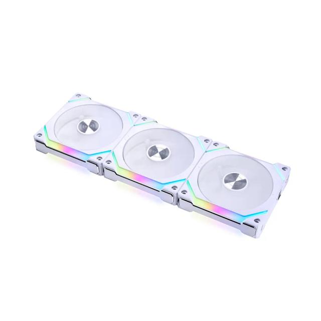 Lian Li UNI Fan SL120 V2 RGB White Triple Pack with Controller