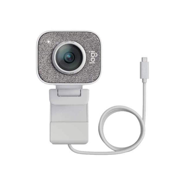 Logitech For Creators Stream Cam - Premium Webcam For Streaming And Video Content Creation, Full HD 1080P 60Fps, Premium Glass Lens, Smart Autofocus, USB Connection, For Pc, Mac - White