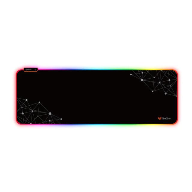 Meetion PD121 – RGB Colorful Back Light Mouse Pad for Computer PC/Laptop (88x30.9cm) - Black