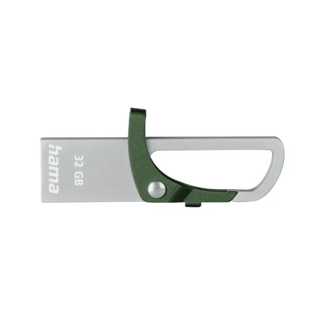 Hama "Hook-Style" USB Flash Drive, USB 2.0, 32 GB, 15 MB/s