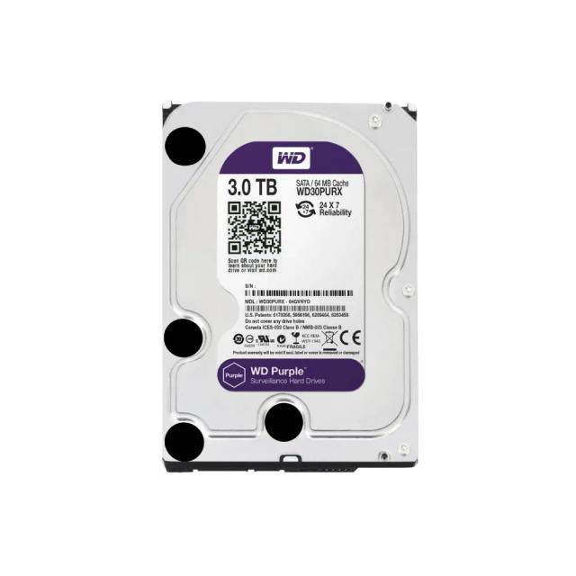Western Digital 3TB WD Purple HDD Internal Hard Drive