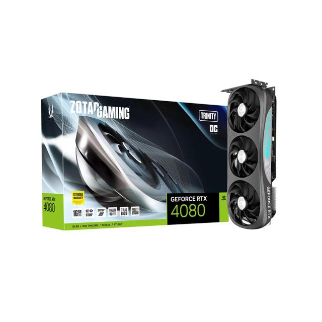 Zotac Gaming NVIDIA GeForce RTX 4080 16GB GDDR6X Trinity OC Edition GPU