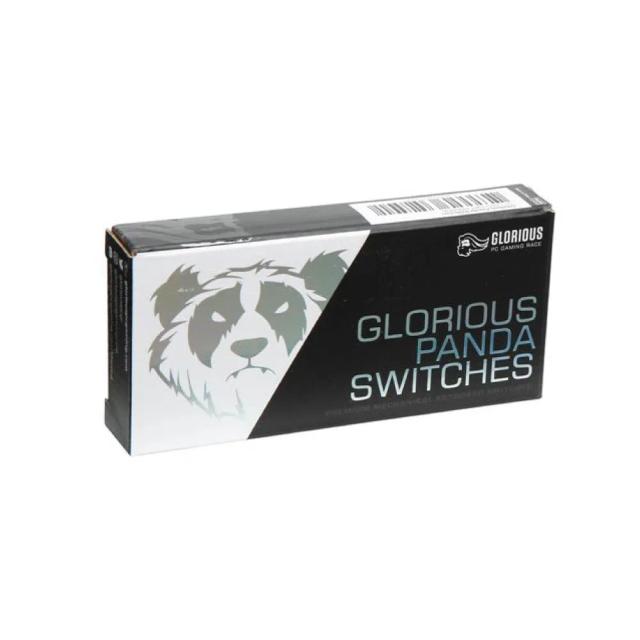 Glorious Panda Switches (UNLUBED) - 36x Plate Mounted 3 pin switches for Mechanical Keyboards