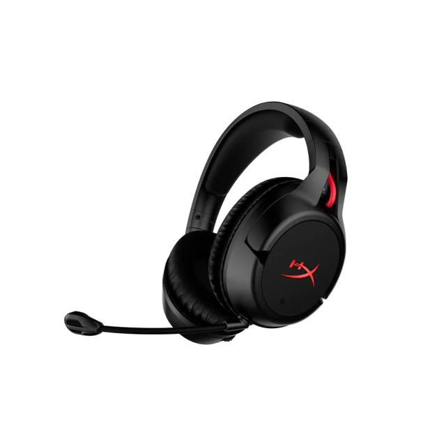 HyperX Cloud Flight - Wireless Gaming Headset, Long Lasting Battery up to 30 Hours, Detachable Noise Cancelling Microphone, Red LED Light, Comfortable Memory Foam, Works with PC, PS4 & PS5 - Open Box