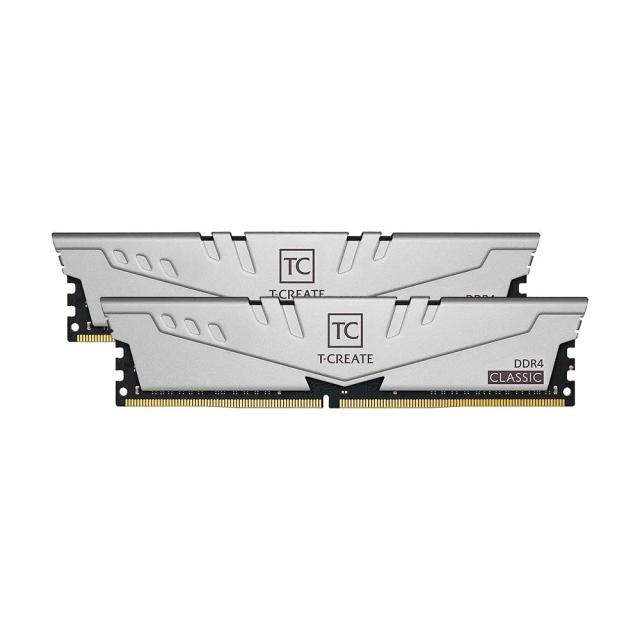 TEAMGROUP T-Create Classic DDR4 64GB Kit (2 x 32GB) 2666MHz Desktop Memory Module Ram - Gray