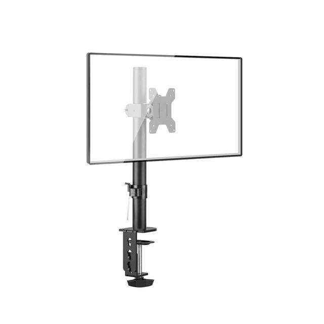 Bracwiser Single Fully Adjustable Monitor Arm Stand Mount Fits One Screen 13-32 inch 22lbs for Monitor Computer Screen (MD7401)