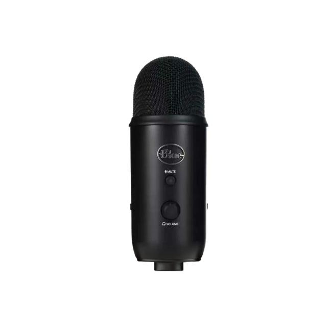 Blue Yeticaster Pro Yeti USB Microphone for Gaming, Recording, Streaming, Podcasting with No Stand - Black