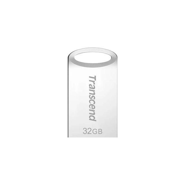 Transcend JetFlash 710 USB 3.1/3.0 Flash Drive, Silver - 32GB