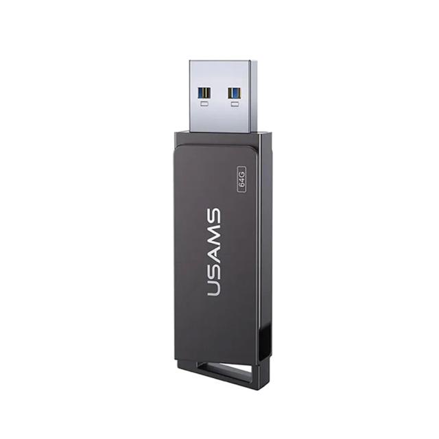 USAMS USB 3.0 Zinc Alloy Rotatable High Speed Flash Drive - 64GB