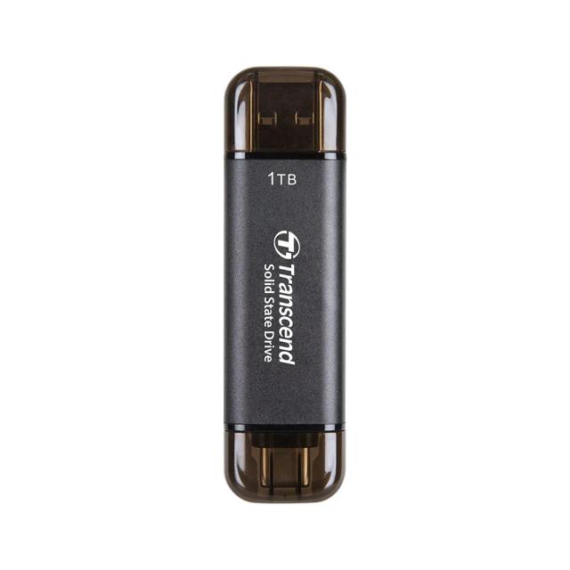 Transcend Portable SSD ESD310C, USB Type-C & Type-A Connector, 10Gbps - 1TB