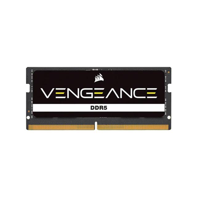 Corsair Vengeance 16GB 4800MHz DDR5 C40 SODIMM CL40 Intel XMP iCUE Compatible Laptop Memory - Black