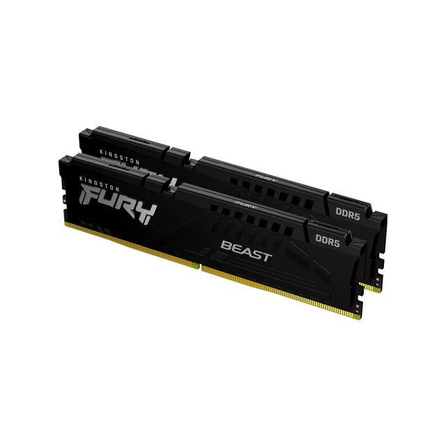 Kingston Fury Beast 32GB (2x16GB) 5600MHz DDR5 CL40 DIMM Desktop Memory - Black