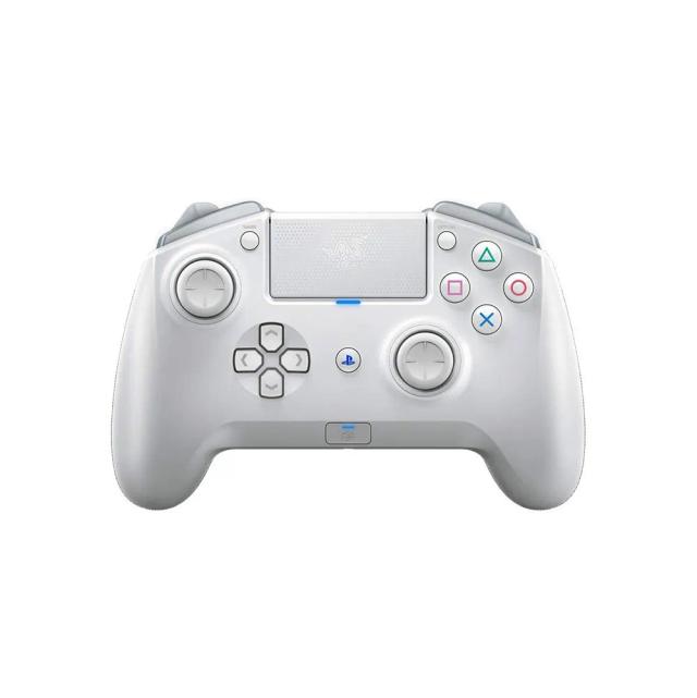 Razer Raiju Tournament Edition - Wireless and Wired Gaming Controller for PS4 + PC, Mecha-Tactile Action Keys, Mercury/White - Open Box