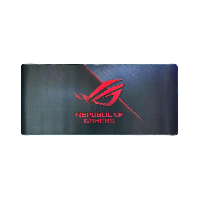 Gaming Mouse Pad, 90X40cm Large Computer Mouse Mat with ROG logo, for Desktop, Non-slip Rubber Base Water Resistant Stitched Edge
