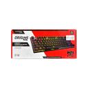 HyperX Alloy Origins Core - Tenkeyless Mechanical Gaming Keyboard, Software Controlled Light & Macro Customization, Compact Form Factor, RGB LED Backlit, Linear HyperX Red Switch, Black - OPEN BOX