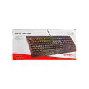 HyperX Alloy Core RGB Full-size Wired Membrane Gaming Keyboard, Comfortable Quiet Silent Keys with RGB LED Lighting Effects, Spill Resistant, Dedicated Media Keys, Compatible with Windows 10/8.1/8/7, Black - OPEN BOX