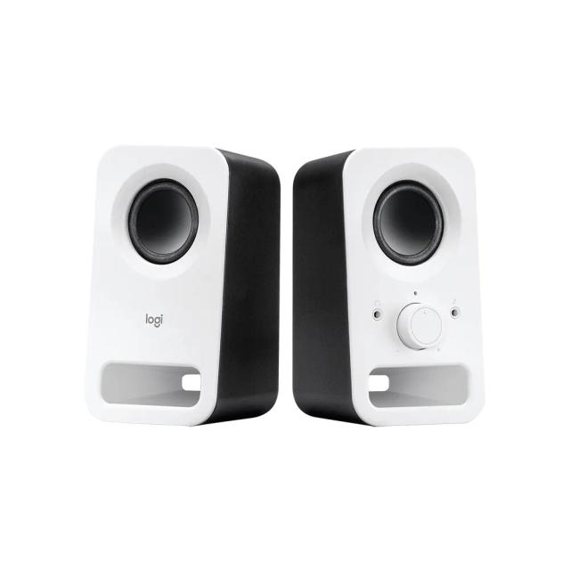 Logitech Z150 Multimedia Speakers with Stereo Sound for Multiple Devices, 3.5MM, White