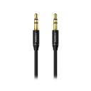 Remax Audio Cable 3.5mm Aux L100, 1000mm Long, Durable and Soft, Stable Signal Transmission, High Fidelity - Black