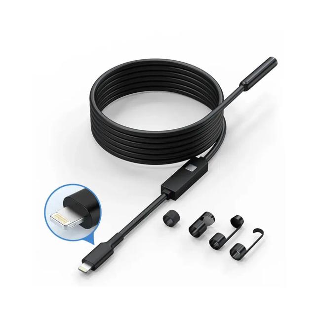 W400A Sup-Anesok Iphone Direct Connect Drain Pipe Inspection 1440p Camera 7.9mm 5m Mini Camera - OPEN BOX