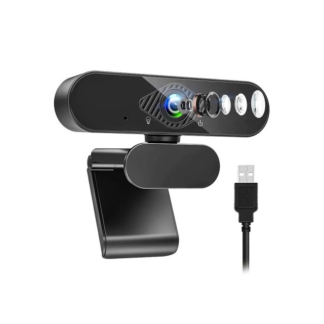 Teaisiy USB Webcam for PC with Tripod stand, HD 1080P/30fps Webcam with Microphone for PC/Desktop/Laptop Computer Web Cam, 120°Wide-Angle Web Camera for YouTube/Zoom/Skype/Chatting/Conferencing/Gaming - OPEN BOX