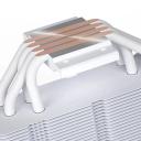 ProArtist ECONOMIC Series E3 CPU Cooler, 3Pin 4 Heat Pipes, Quiet Cooling Fan Radiator - White
