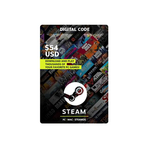 Steam Gift Card - 54 - Digital Code