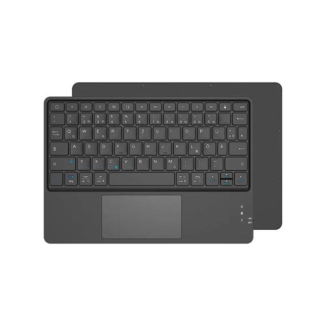 Fintie Wireless Bluetooth Keyboard with Touchpad, Suitable for iPad, Samsung, Lenovo Tablets, iPhone, Smartphone, iOS, Android Tablets, Black - OPEN BOX
