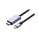 BENFEI USB-C to HDMI 1m Cable [4K@60Hz, Aluminum Shell, Nylon Braided], Thunderbolt 3/4 Compatible with iPhone, MacBook, iPad, Surface Book, Samsung Galaxy and More - OPEN BOX