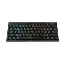 Redragon K632 PRO Noctis 60% RGB Mechanical Keyboard, Bluetooth/2.4Ghz/Wired Tri-Mode Ultra-Thin Low Profile Gaming Keyboard w/No-Lag Connection