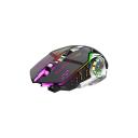 BAJEAL M500 Two Modes LED Backlit USB Optical Ergonomic Rechargeable bluetooth 2.4G dual mode Wireless Mouse for Gaming Laptops Computer