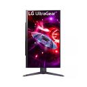 LG UltraGear Gaming Monitor 27GR75Q-B, 27 inch, 2K 1440p, 165Hz, 1ms GtG, IPS Display, HDR 10, NVIDIA G-Sync & AMD FreeSync compatible, Smart Energy Saving, Displayport, HDMI - Black
