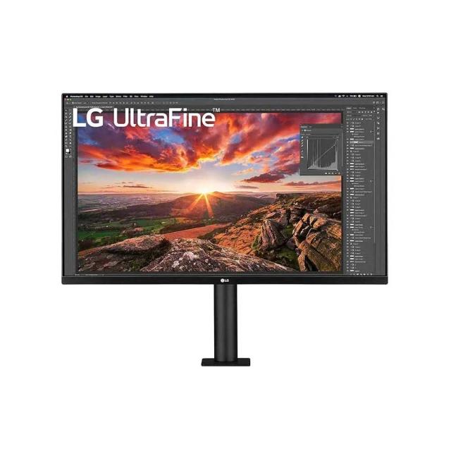 LG 32UN880-B 32" UltraFine Display Ergo UHD 4K IPS Display with HDR 10 Compatibility and USB Type-C Connectivity, Black
