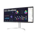 LG 34WQ650-W 34 Inch 21:9 UltraWide Full HD (2560 x 1080) 100Hz IPS Monitor, 100Hz Refresh Rate with RGB 99% Color Gamut, VESA DisplayHDR 400, USB Type-C, AMD FreeSync, Tilt/Height Adjustable Stand