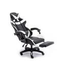 Gaming Chair with Adjustable Backrest, Office Chair with High Backrest, Ergonomic Computer Chair with Lumbar Support and Footrest for Home