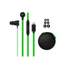 Razer Hammerhead Earbuds for iOS: DAC - Custom-Tuned Dual-Driver Technology - in-Line Mic & Volume Control - Aluminum Frame - Lightning Connector - Green