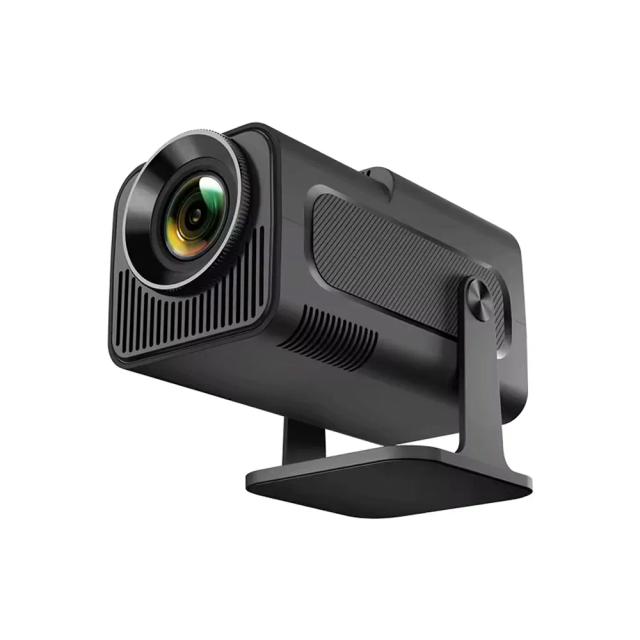 Hotack HY320 Mini Portable Auto Keystone Projector, 4K Video Decoding, FHD 1080P Resolution, Support 3000 Lumens with WiFi 6, BT 5.0, 180 Degree Rotation, Built-in Built-In Speakers, Android 11.0