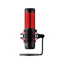 HyperX QuadCast - USB Condenser Gaming Microphone, for PC, PS4, PS5 and Mac, Anti-Vibration Shock Mount, Four Polar Patterns, Pop Filter, Gain Control, Podcasts, Twitch, YouTube, Discord, Red LED - OPEN BOX